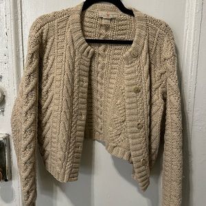 Vintage j.crew wool sweater cardigan button down jacket